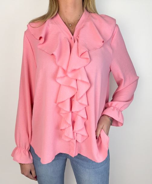 Blus med krås | ROSA