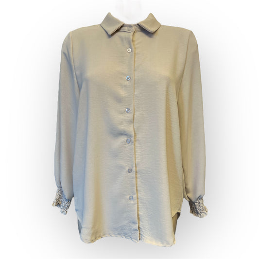 Skjortblus | BEIGE